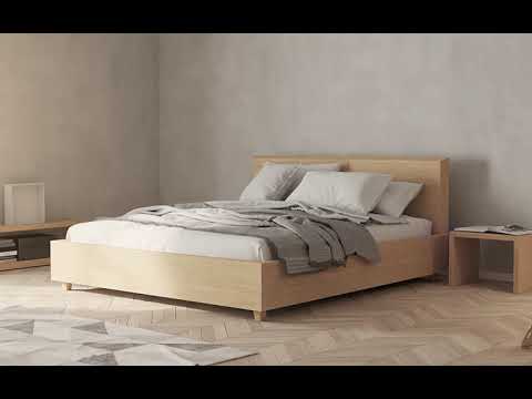 Wood Bed Produkt Animation
