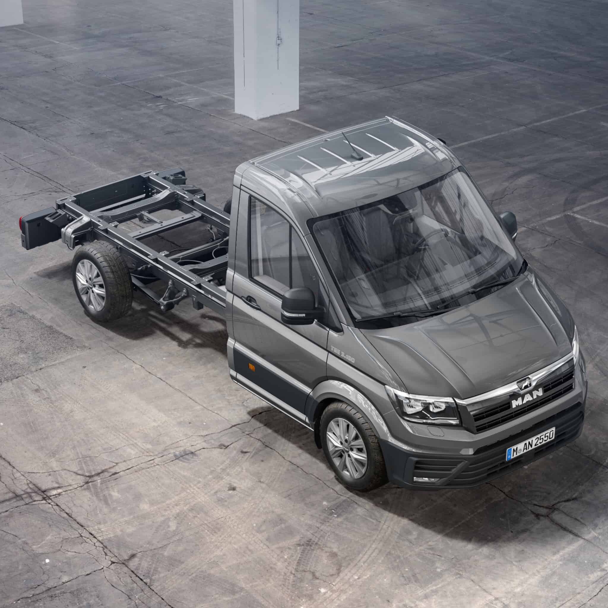 MAN chassis, full CGI visualization