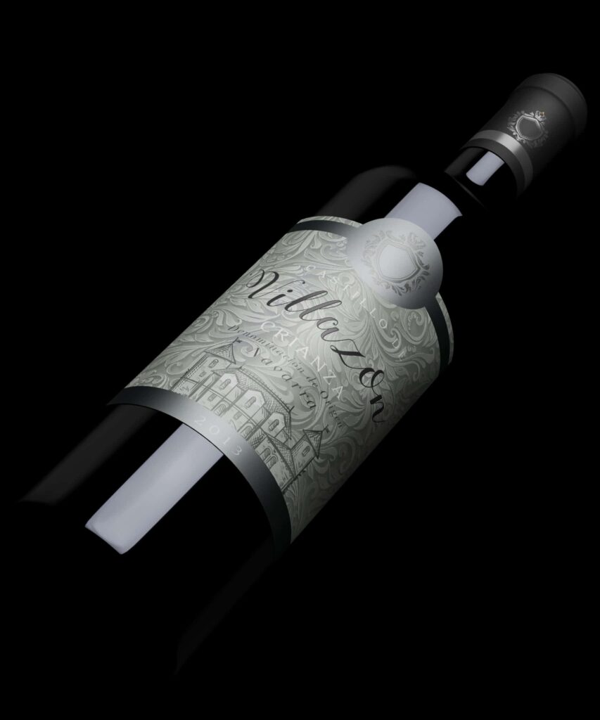 Weinflasche, CGI-Produktbild