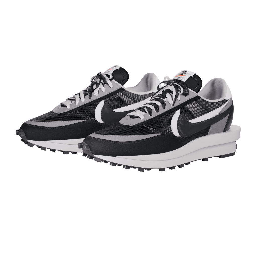 Sneaker Schwarz, CGI-Rendering