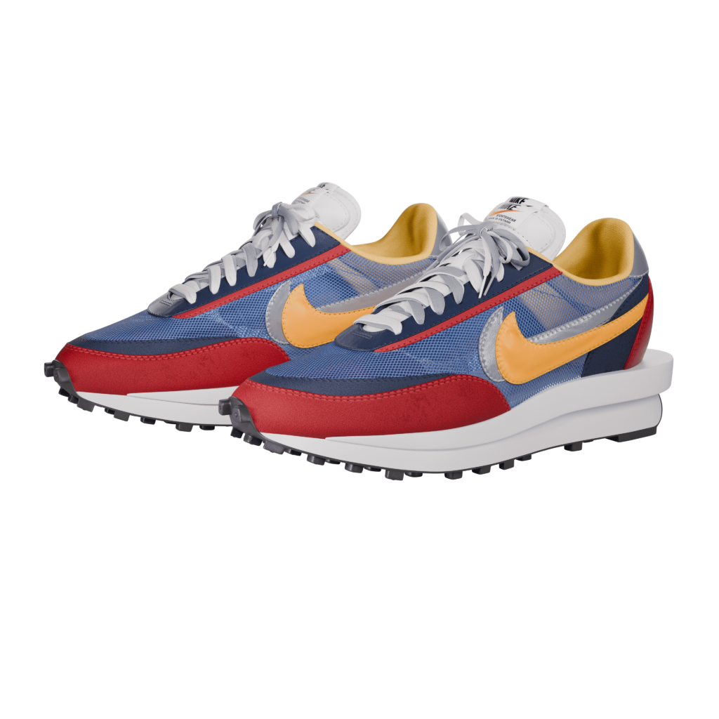 Sneaker Blau, CGI-Rendering